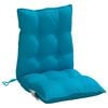 vidaXL Lowback Chair Cushion Set of 2 Light blue