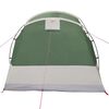 vidaXL Family Tent Tunnel 6-Person Green Waterproof