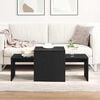 vidaXL Nesting Tables Black Oak 39.37 x 18.90 x 15.75 in