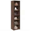 vidaXL Highboard Brown Oak Engineered wood Medium Highboard