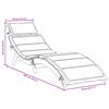vidaXL Sunlounger Set of 2 Taupe Solid acacia wood Extra Long Foldable