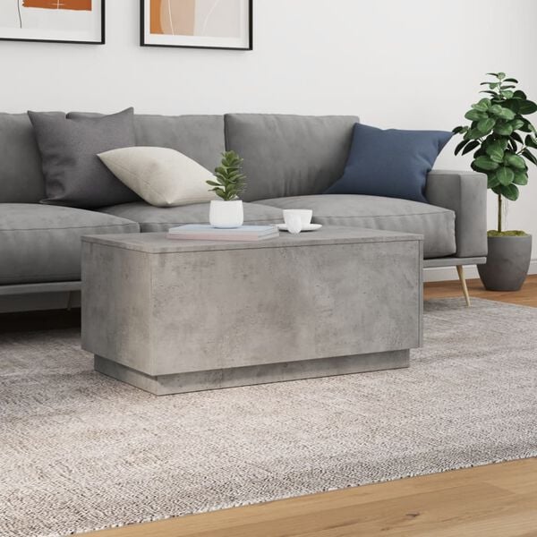 vidaXL Coffee Table Concrete Grey Engineered Wood Medium Coffee Table
