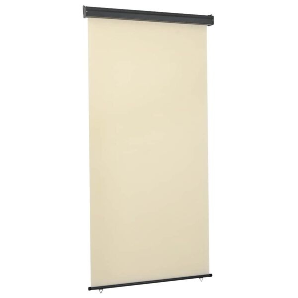 48419 vidaXL Balcony Side Awning 49.2"x98.4" Cream