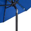 vidaXL Garden Parasol Azure Blue Polyester, Steel Large Tiltable