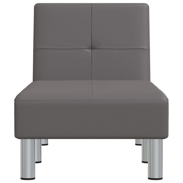 vidaXL Chaise Lounge Grey