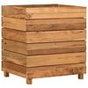 vidaXL Raised Bed Varies with each piece Recycled teak wood, steel