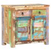 vidaXL Sideboard Multicolour Solid Reclaimed Wood
