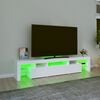 vidaXL TV Cabinet White Engineered Wood Large TV Cabinet Rectangular