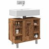 vidaXL Bathroom Cabinet Old wood Engineered wood Medium Bathroom Cabinet