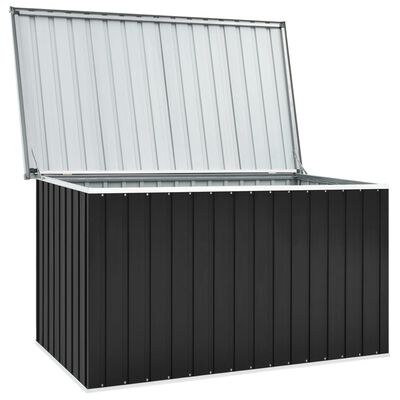 vidaXL Patio Storage Box Anthracite 67.3"x39"x36.6"