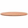vidaXL Table Top Natural Solid Beech Wood &Oslash;19.7x0.6 in Durable