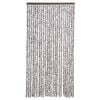 vidaXL Fly Curtain Brown and Beige 39.4x90.6" Chenille