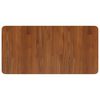 vidaXL Bathroom Countertop Dark Brown 31.5"x15.7"x1" Treated Solid Wood