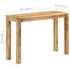 vidaXL Console Table Brown Rough mango wood 43.3 in x 13.8 in x 29.9 in