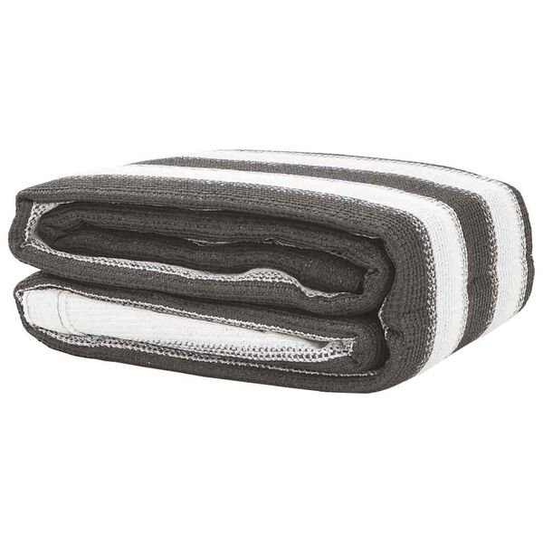 vidaXL Tent Carpet 98.4x118.1" Anthracite and White