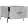 vidaXL Coffee Table Concrete Grey Engineered Wood Medium Coffee Table
