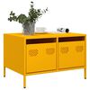 vidaXL TV Cabinet Mustard Yellow 26.8x19.7x17.1" Cold-rolled Steel