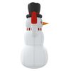 vidaXL Inflatable Snowman Multicolor Oxford fabric with PU coating