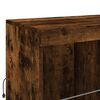 vidaXL Sideboard Smoked Oak Engineered Wood, Glass Large Sideboard