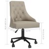 vidaXL Swivel Dining Chairs 4 pcs Light Gray Velvet