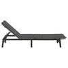 vidaXL Sun Lounger Light Gray