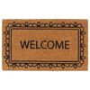 vidaXL Door Mat Natural Coir and PVC 17.7 x 29.5 in Non-slip Door Mat
