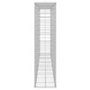 vidaXL Gabion Wall with Covers Galvanized Steel 78.7"x7.87"x33.5"