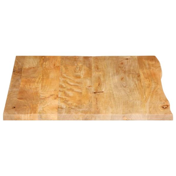 vidaXL Table Top Natural wood tones Solid mango wood 35.4x31.5 in