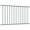 vidaXL Fence Panel Powder-coated Steel 5.6x3.3' Anthracite