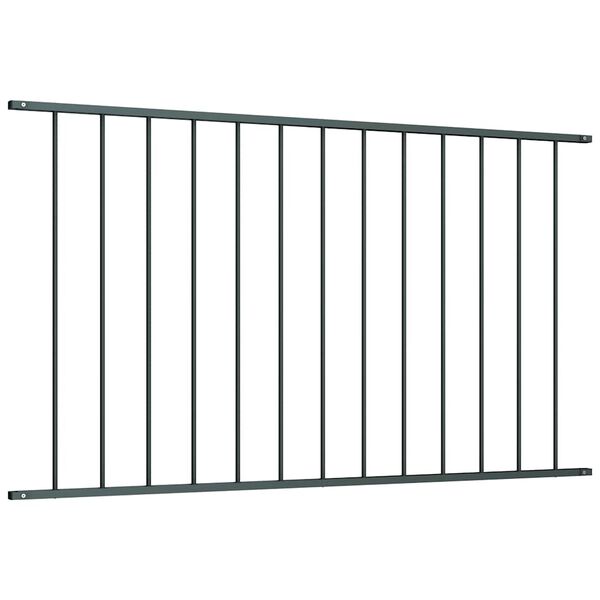 vidaXL Fence Panel Powder-coated Steel 5.6x3.3' Anthracite
