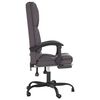 vidaXL Massage Office Chair Gray Faux leather, metal, plywood Medium