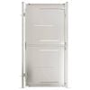 vidaXL Garden Gate 39.4" x 68.9" Stainless Steel