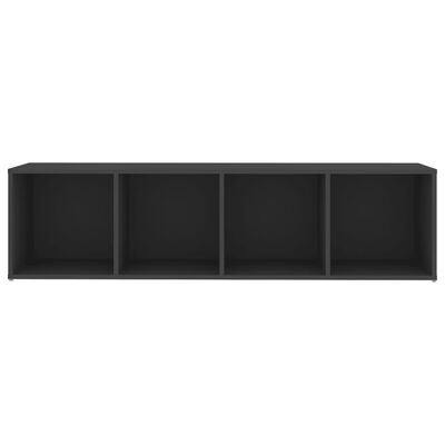 vidaXL TV Cabinet Gray 56.1"x13.8"x14.4" Engineered Wood