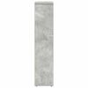 vidaXL Bathroom Cabinet with Roll Holder Concrete Grey 20,5x20x90 cm