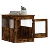 vidaXL Dog Crate Furniture Smoked Oak Engineered wood, steel