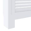 vidaXL MDF Radiator Cover White 80.7"