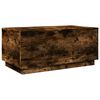 vidaXL Coffee Table Smoked Oak Engineered wood 35.4x19.7x15.7 in