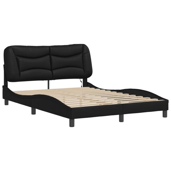 vidaXL Bed Frame Black