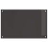 vidaXL Kitchen Backsplash Dark grey 31.50 x 19.69 x 0.24 in