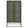 vidaXL Highboard Olive green Cold-rolled steel Medium