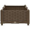 vidaXL Raised Bed Brown Polypropylene Medium Durable Raised Bed