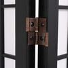 vidaXL Folding 3-Panel Room Divider Japanese Style 47.2"x66.9" Black
