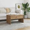 vidaXL Coffee Table Artisan oak Engineered wood Medium