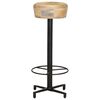 vidaXL Bar Stool Set of 2 Natural Wood