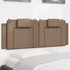 vidaXL Headboard Cushion Cappuccino