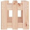 vidaXL Garden Raised Bed Natural Wood Solid Pine Wood Medium Durable