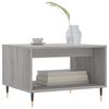 vidaXL Coffee Table Grey Sonoma Engineered wood, Iron Small Coffee Table