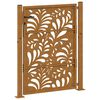vidaXL Garden Gate 39.4x49.2" Weathering Steel Wave Design