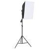 vidaXL Studio LIghting Kit with Backdrops & Softboxes