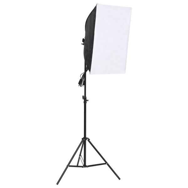 vidaXL Studio LIghting Kit with Backdrops & Softboxes